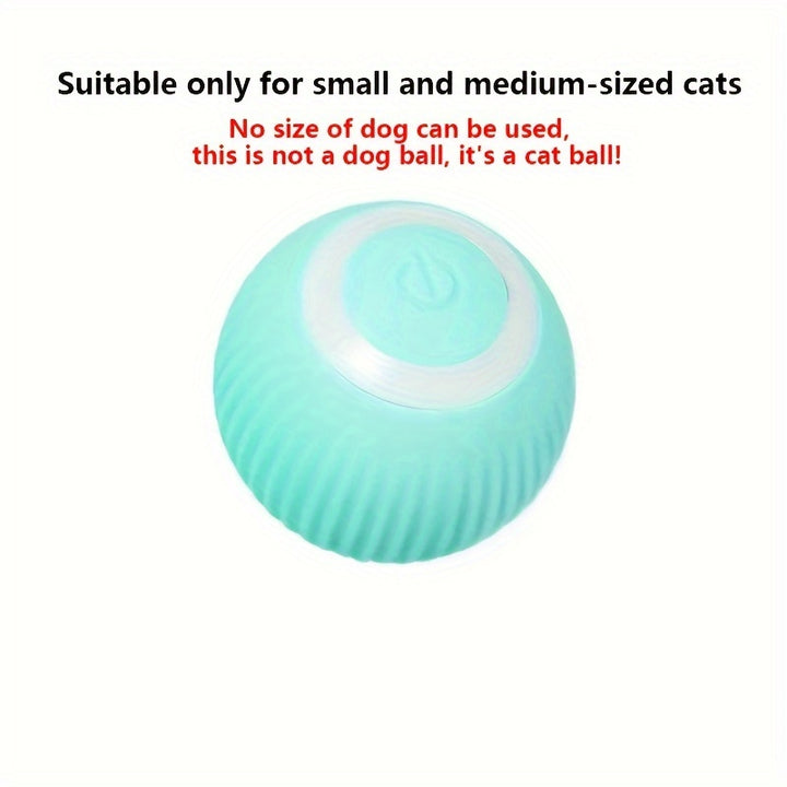 Juguete inteligente con pelota para gatos: ¡una pelota rodante automática para horas de diversión interactiva!