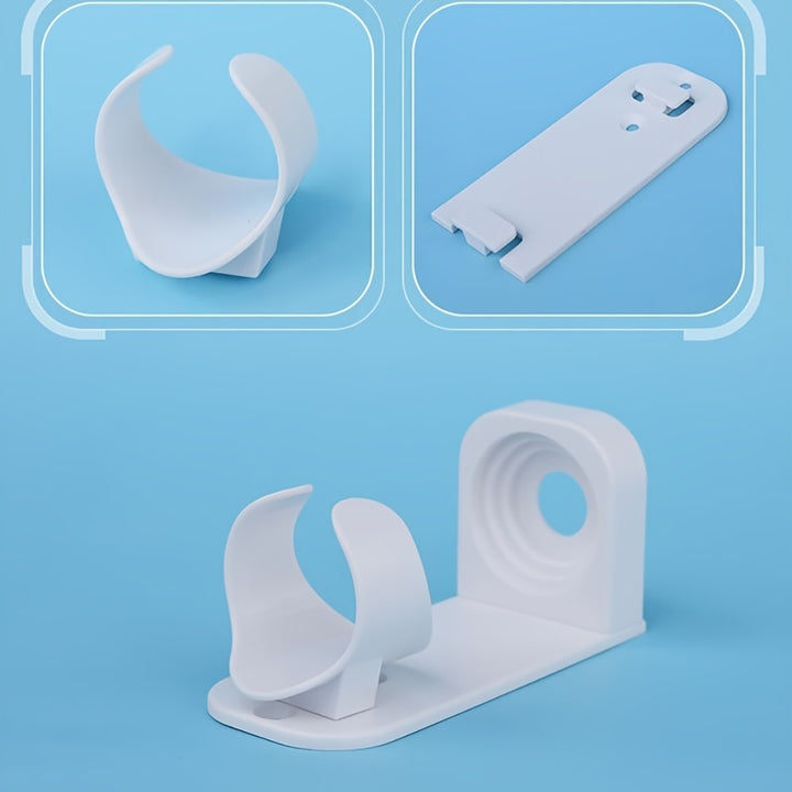 1pc Electric Toothbrush Holder - Wall-Mounted Toothbrush Stand Rack for 90% Electric Toothbrushes - Space-Saving, Easy-to-Clean, Modern Home Decor, Furniture for Bathroom, Ideal for Small Spaces