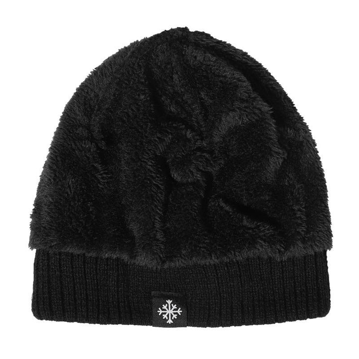 Chapeau en mélange thermique épais en tricot polaire automne/hiver