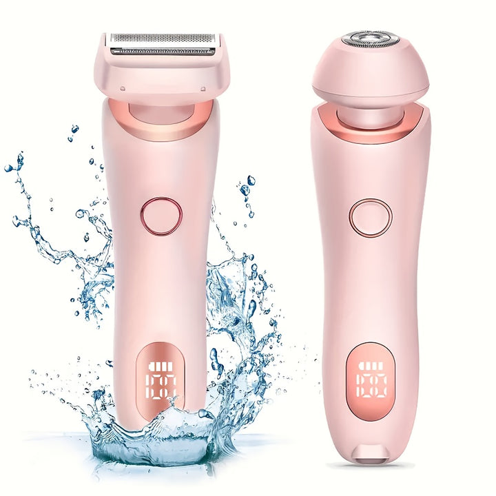 [Rechargeable Electric Foil Shaver] 1pc USB Rechargeable Electric Foil Shaver for Women - Stainless Steel Blade, Wet/Dry Use, 800mAh Battery, 30-45 Min Runtime, Washable Razor, for Full Body Hair Removal