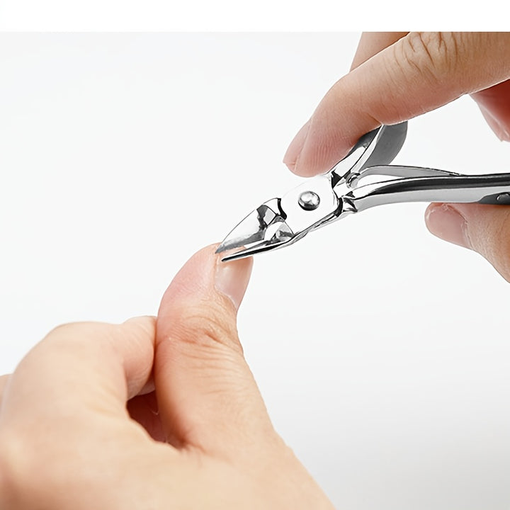 Durable Stainless Steel Cuticle Nipper for Manicure and Pedicure - Perfect for Cuticle Removal and Fingernail and Toenail Health