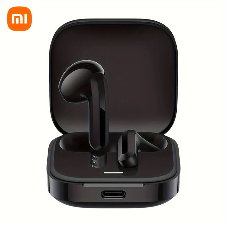 Xiaomi Redmi Buds 6 Active TWS Earbuds, 30 Hours Playtime, 5 Tuning Modes, Noise Cancelling Voice Call, Touch Control, Semi-Open-Back, Condenser Mic, Wireless Charging Case, Type-C, for Adults - No Charger Included