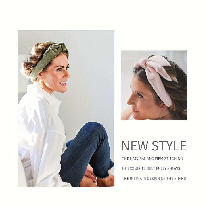 Create Beautiful Curls Without Heat - Heatless Curling Rod Headband for Lazy Hair Rollers and DIY Hair Styling