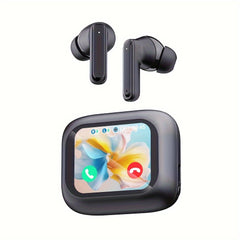 ANCENC Wireless Earbuds with Touch Screen, Upgraded Smart LCD Display, Universal Sports