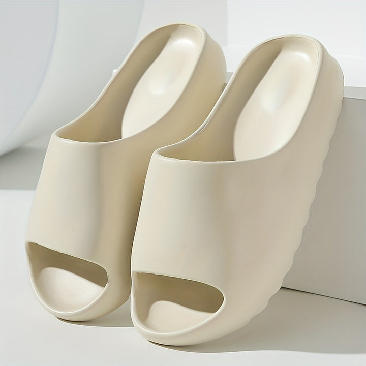 Cloud Slides per Uomini - Scarpe in EVA Ultra Confortevoli, Antiscivolo, con Punta Aperta e Chiusura Slip-On per Uso Interno, Esterno, Spiaggia, Doccia, Primavera e Estate - Traspiranti, Leggere e Facili da Pulire