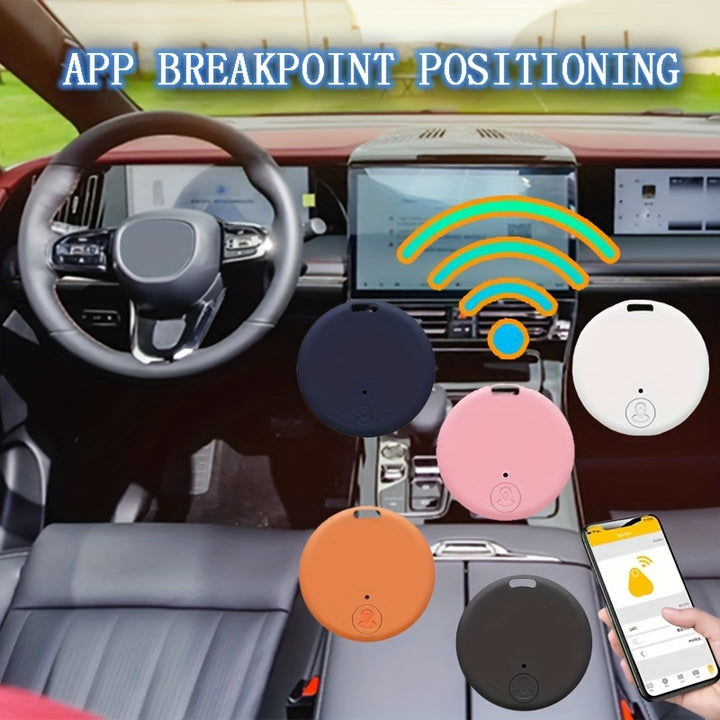 2/6Pcs Smart Car Tracker, Mini Car Key Finder, Key Finder Wireless, Pet Dog Cat Anti-lost Alarm Sensor, Smart Device Location Tracker, Mini GPS Tracker, for Locating Phone Wallet Keychain Luggage Item Finder, App Control, Bir