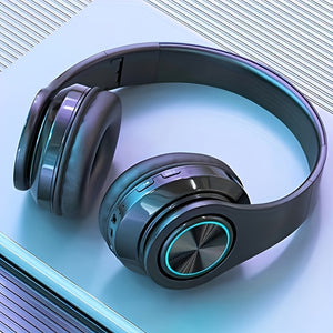 Nuevos auriculares inalámbricos retráctiles y plegables, larga duración de la batería, disfruta de la música como regalo, adecuados para tabletas/PC/TV/teléfonos/viajes.