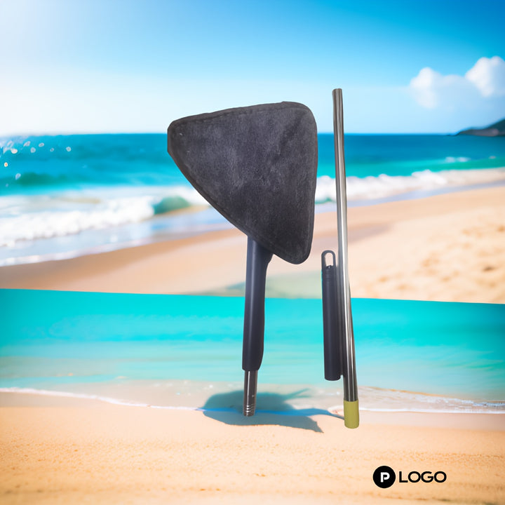 [360° Rotating Cleaning Mop] 1Set Triangle 360° Rotating Cleaning Mop - Hands-Free, Dual-Use, Stainless Steel/Plastic - Ideal for Kitchen, Bathroom, Living Room