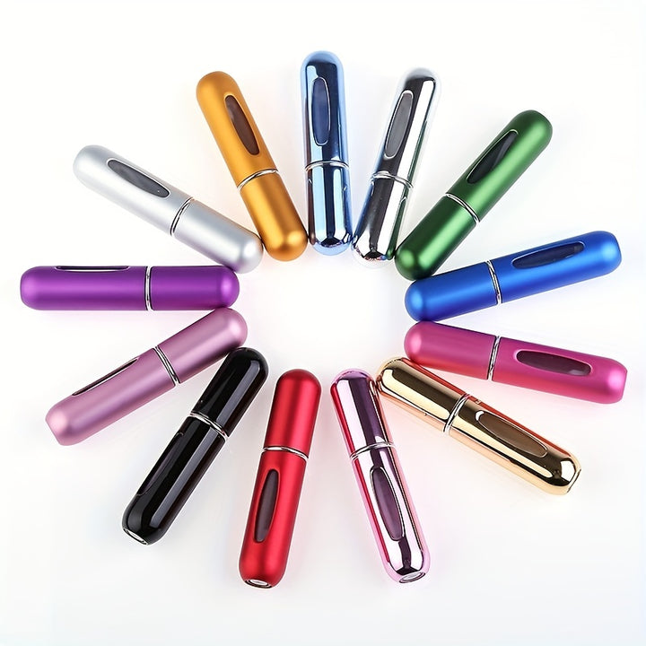 5ml portable compact refillable perfume spray bottle - perfect for travel and smell-1/6pcs