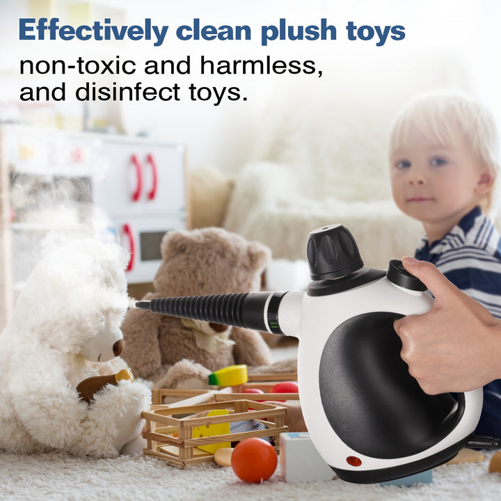 Handheld Steam Cleaner, Steam Cleaner For Home With 10 Accessory Kit, Multipurpose Portable Upholstery Steamer Cleaning With Safety Lock To Remove Grime, Grease, And More