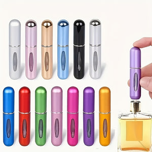 5ml portable compact refillable perfume spray bottle - perfect for travel and smell-1/6pcs