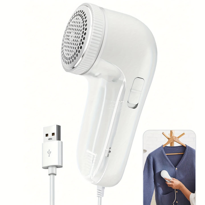 USB-Powered Portable Lint Remover - Ideal for Clothes, Bedding, Carpets & Sofas | Effective Fabric Shaver for Daily Use