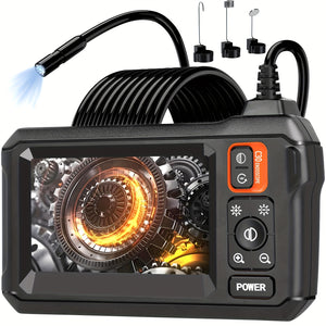 [HD Inspection] Borescope Camera With Light | 1080P HD | 50ft Snake Camera | Gadgets For Men (4.3