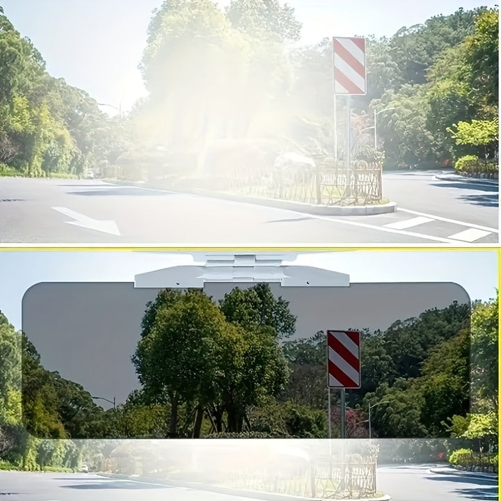 [Anti-Glare Protection] Car Sun Visor Extension - Anti-Glare Polarized Plastic Sun Blocker for UV Rays Protection - Fits All Vehicles