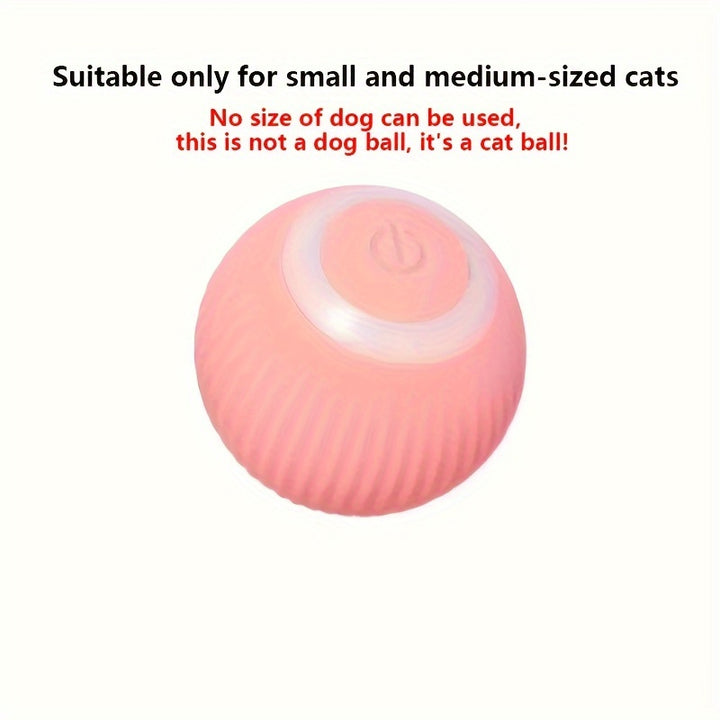 Juguete inteligente con pelota para gatos: ¡una pelota rodante automática para horas de diversión interactiva!