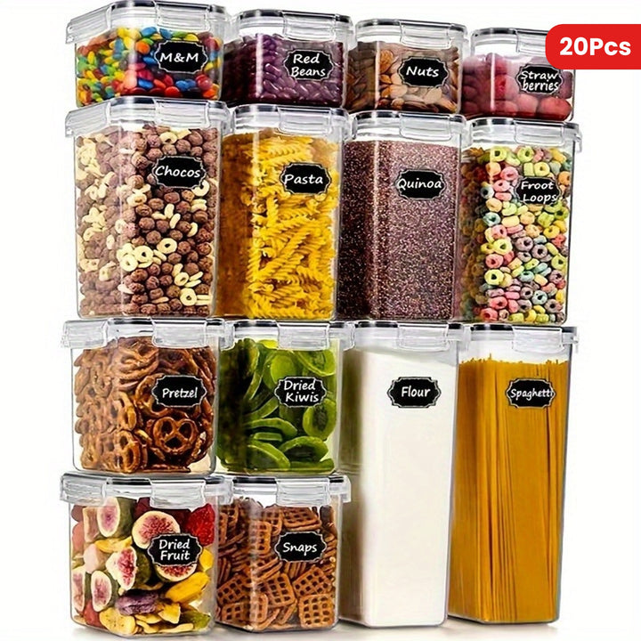 Easy to Use 20pcs Waterproof Self-Adhesive Label Stickers - Perfect for Storage Boxes