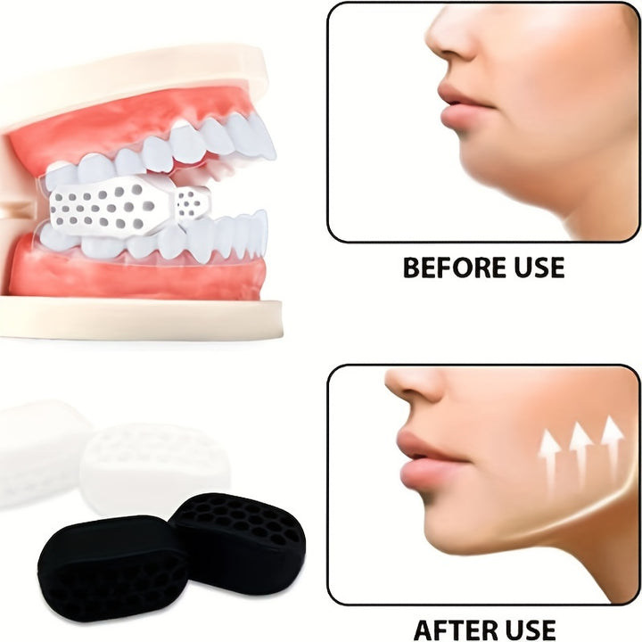 1pc Boule d'exercice pour la mâchoire Équipement de fitness Outil de levage des joues et du menton Tonification du visage Boules musculaires Jawliner