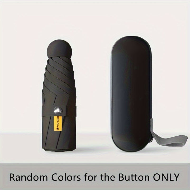 [6-Rib Compact Mini Umbrella Stylish] Mei Qi Lin Compact 6-Rib Mini Umbrella - High-Quality, Foldable Sun Protection with Stylish Design