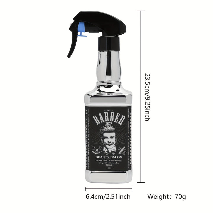 Electroplating Vintage Wine Bottle Spray Can, Barber Shop, Oil Head Spray Bottle, Hair Salon Barber, Home Large Capacity Watering Can