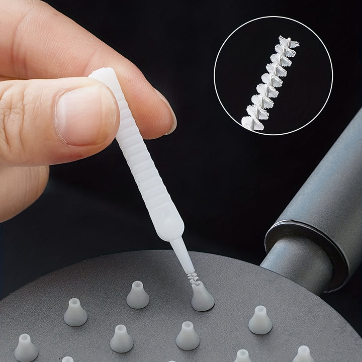 10pcs Shower Cleaning Brush, Shower Hole Cleaning Brush Artifact, Bathroom Toilet Nozzle Shower Head Gap Cleaning Needle, Cleaning And Dredging Tool, Household Cleaning Supplies