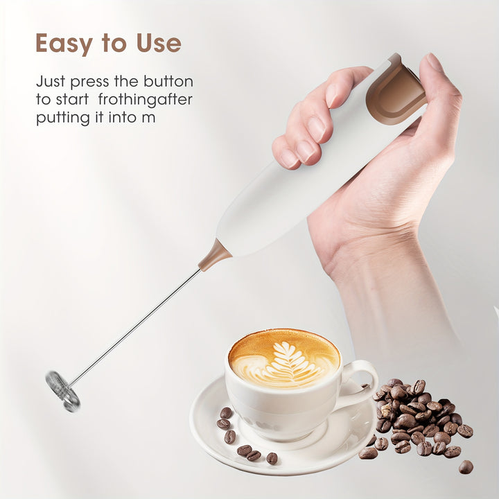 Electric Milk Frother - Effortless Barista-Style Froth - Durable & Non-Battery Operated - Perfect for Creamy Cappuccinos