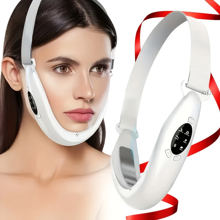 USB Rechargeable V Line Face Lift Massager, Facial Shaping Device - White, Gift for friend
