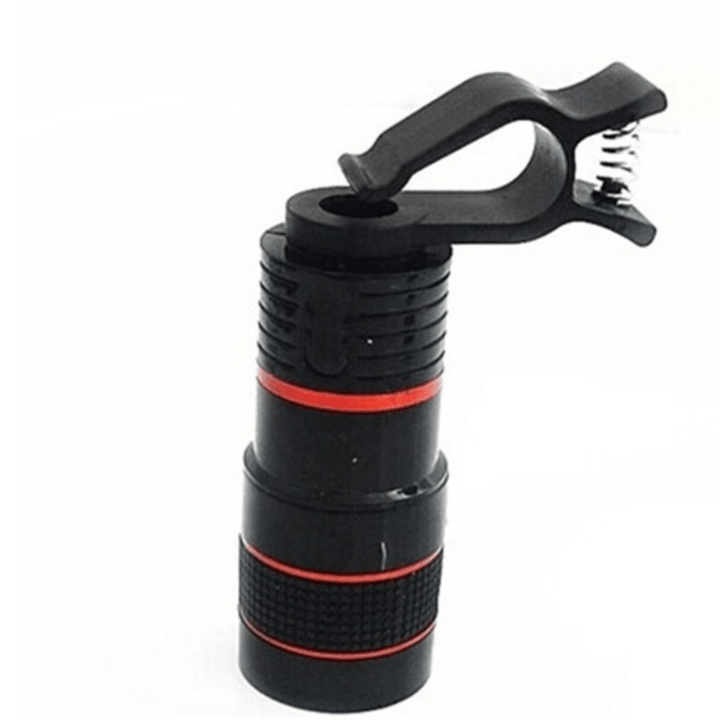 HD 8X Telephoto Smartphone Lens - Wide-Angle Zoom, No Dark Corners, External Camera Accessory