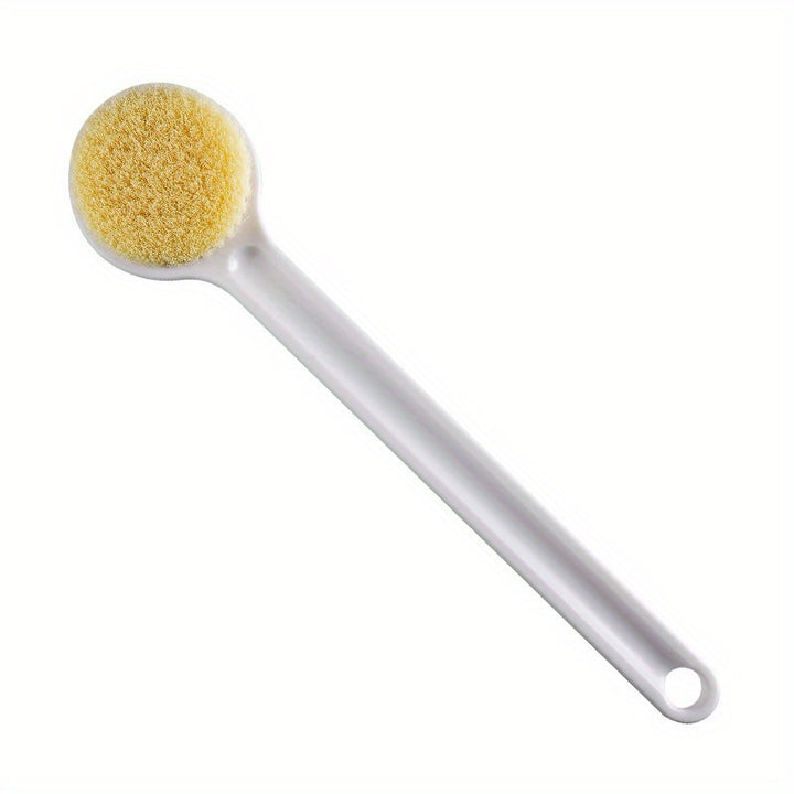 Long Handle Shower Brush with Exfoliating Scrubber for Body and Back - Massage and Exfoliate Skin in the Bathroom