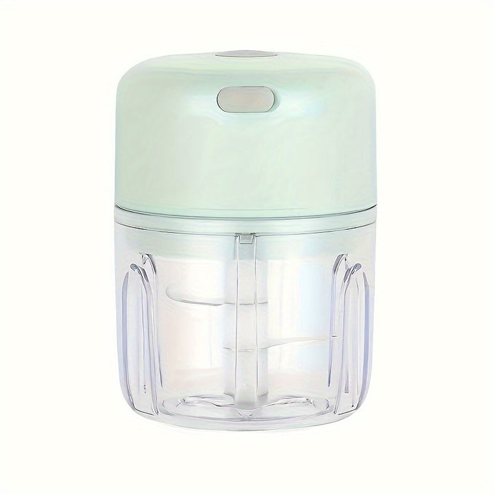100/250mL USB Rechargeable Electric Garlic Chopper - Strong &Durable Grinder For Chilli, Ginger & Vegetables!