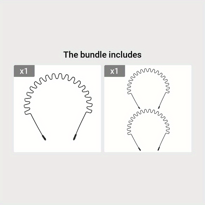 Metal Hair Band For Men Headband Women Hair Bands Men Unisex Black Wavy Spring Outdoor Sports Headbands For Men's Hair Band Hoop Clips Women Accessories Simple Elastic Non Slip Head Band Headwear, Ideal choice for Gifts