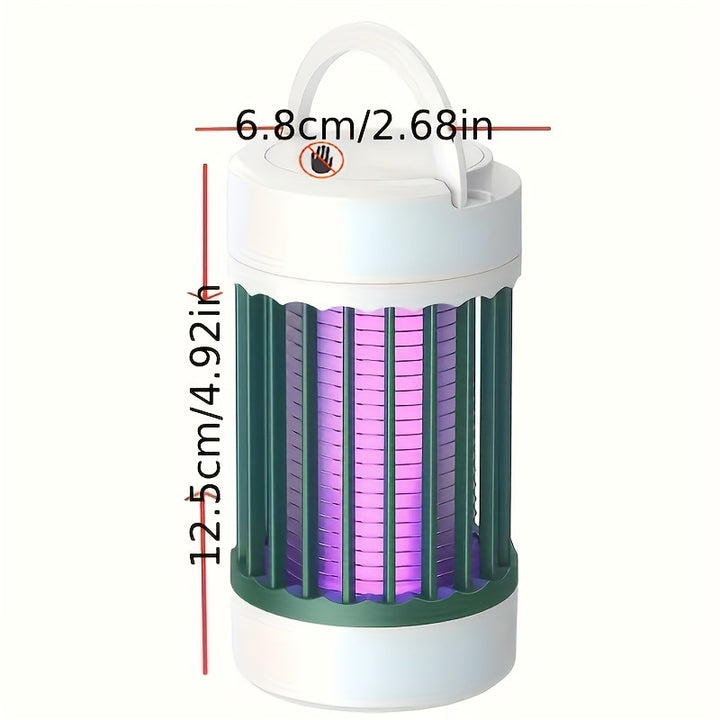 USB Powered Electronic Mosquito Killer Lamp, Indoor Ultrasonic Insect Repellent, Non-Toxic Bug Zapper with No Battery Required