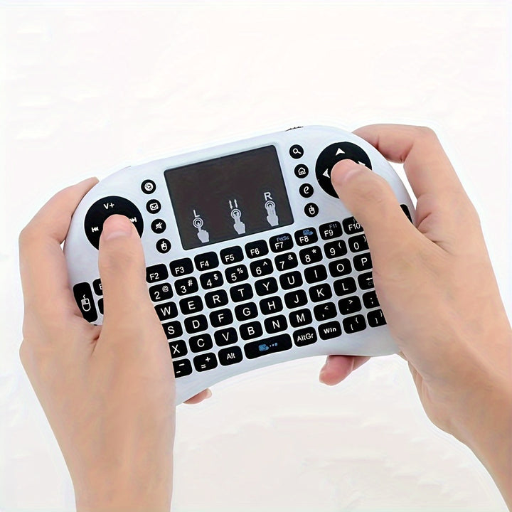 [Hot Selling] Plug & Play 2.4G Mini Wireless Keyboard with Touchpad - Ideal for Android TV Box, for Smart TV, Projector, PS3 & More!