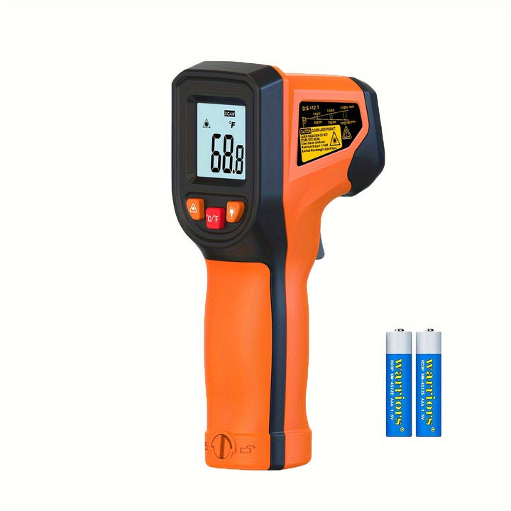 [Popular Choice] NJTY High-Precision Non-Contact Infrared Thermometer Gun - Digital Display, Durable Plastic, Battery Operated (AAA), Ideal for Cooking, Grills & Engines, Industrial Temperature Measurement