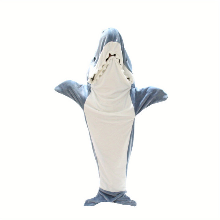 Vintage Style Shark Blanket - Cozy, Machine Washable Polyester Onesie | Unique Christmas Gift for Adults