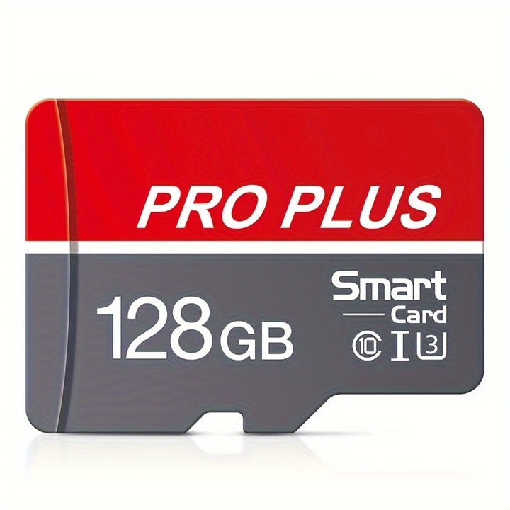 MICRODRIVE Pro Plus Memory Card/TF Cards - High-Speed Class 10 U3, Red & Gray, Available in 4GB to 256GB - Reliable Performance for Smartphones, Tablets & More, MICRODRIVE