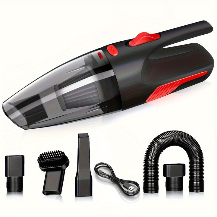 Portable Mini Handheld Vacuum Cleaner - Wireless Dual-Use High-Power Home Appliance for Car Interior, Kitchen, Keyboard, Sofa Cleaning with USB Charging and Long-Lasting Battery Life