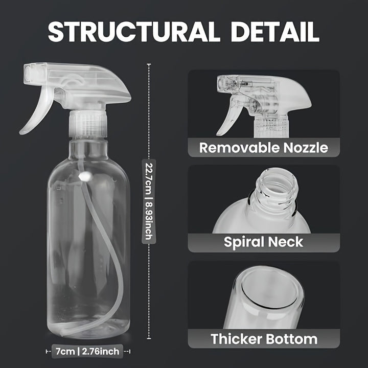 1pc 2pcs Multi-purpose Spray Bottle Can Be Used In Hair Salons, Kitchens, Bathrooms, And Garden Spray Pots. It Can Be Refilled And Reused. Two Spray Modes Can Be Set. The Ultra-fine Spray Linear Spray Valve Can Close The Plas