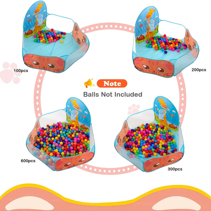 Fun & Engaging Pop-Up Ball Tent - Perfect For Kids' Indoor & Outdoor Play - Balls Not Included Halloween Christmas Gift sea and beach accessories