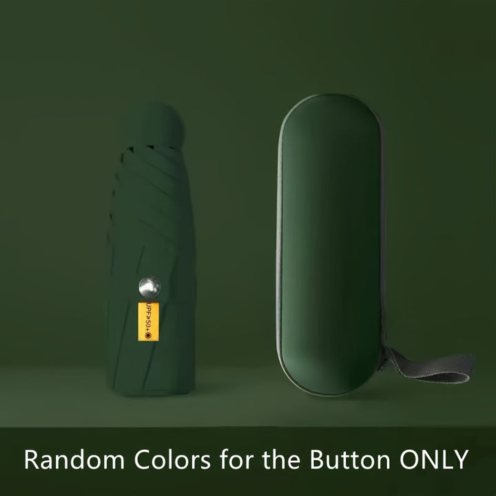 [6-Rib Compact Mini Umbrella Stylish] Mei Qi Lin Compact 6-Rib Mini Umbrella - High-Quality, Foldable Sun Protection with Stylish Design