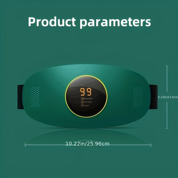 [Rechargeable Vibration] Waist Massager with Vibration - Rechargeable, Elastic Belt - USB Charging