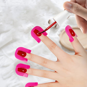 26 Pcs 10 Sizes U Curve Shape Nail Protector, Nail Polish Spill Proof Protector Tools, Nail Art Tools