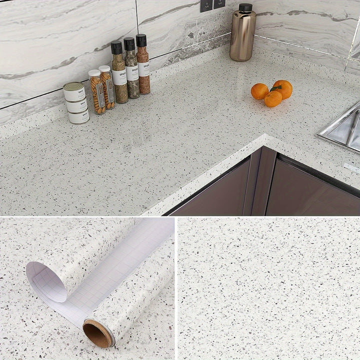1 Roll Ultra-Thick Peel & Stick Wallpaper - Self-Adhesive, Removable, Waterproof & Oil-Proof - Ideal for Hassle-Free Kitchen & Bathroom Makeovers!