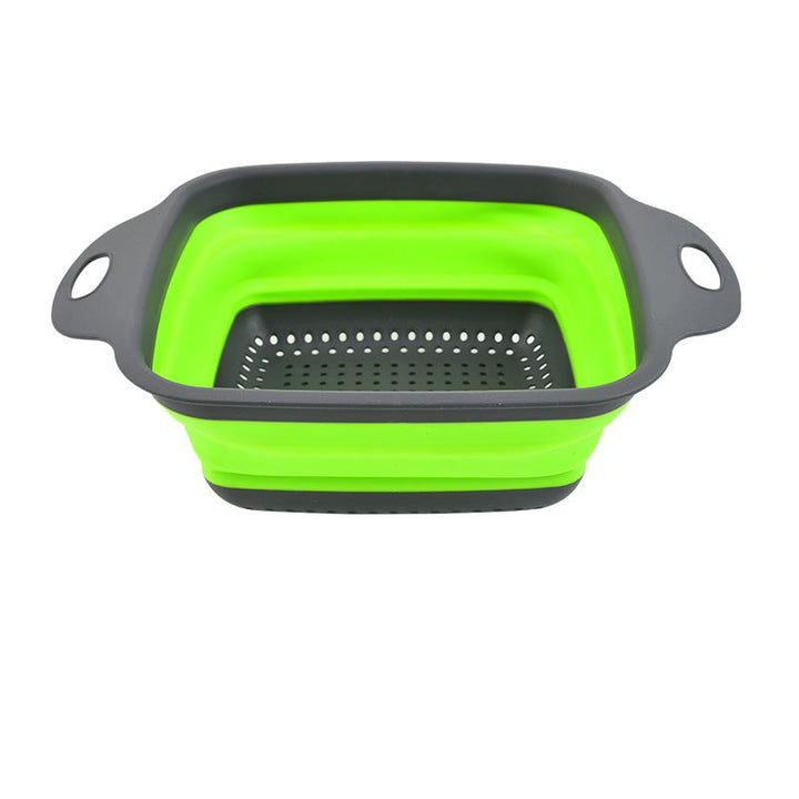 Collapsible Sink Funnel Filter, Retractable Handle - Easy to Clean, Space-Saving for Vegetables and Fruits