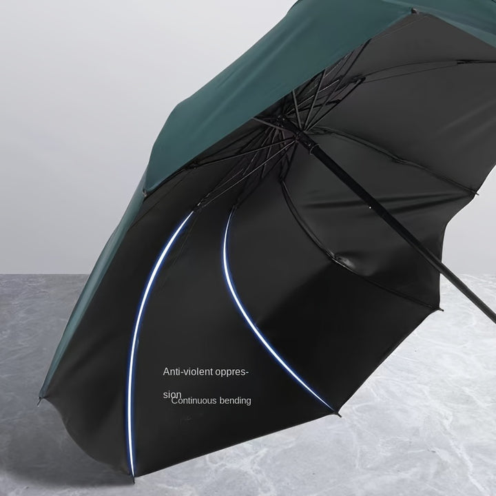12 Ribs Extra Large Windproof Waterproof Folding Umbrella for Rainy and Sunny Day Travel