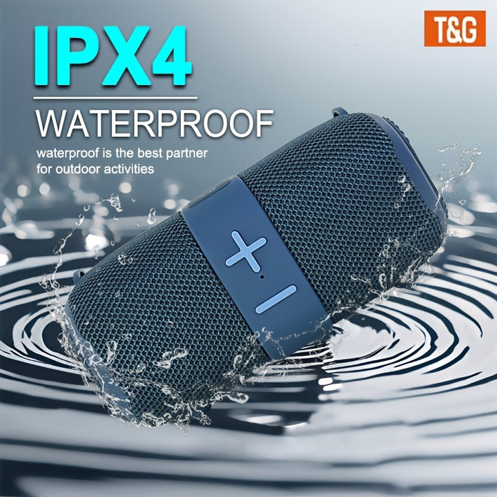 TG667 Portable Crossbody Speaker - IPX4 Waterproof, Wireless Wireless Connectivity, USB/TF/FM Radio Support, 10m Range, Cute Vertical Design, Audio, Music Player, Connect to Mobile Phone/Tablet/TV