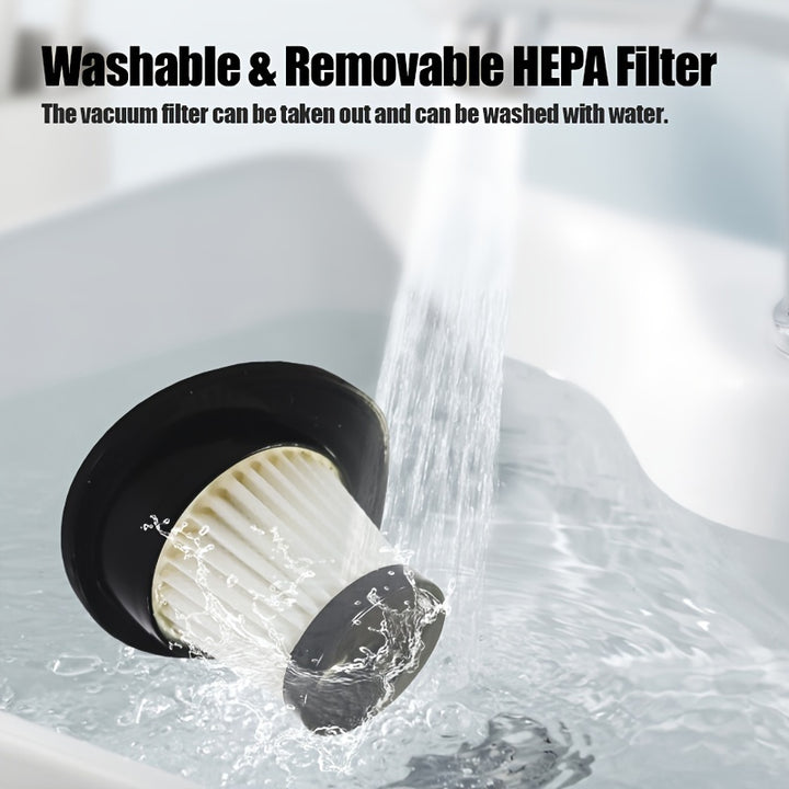 Car Wireless Vacuum Cleaner Large Capacity Dust Cup Strong Suction Portable Handheld Electric Vacuum Cleaner Wireless Home Cleaning Vacuum Cleaner Christmas Gift