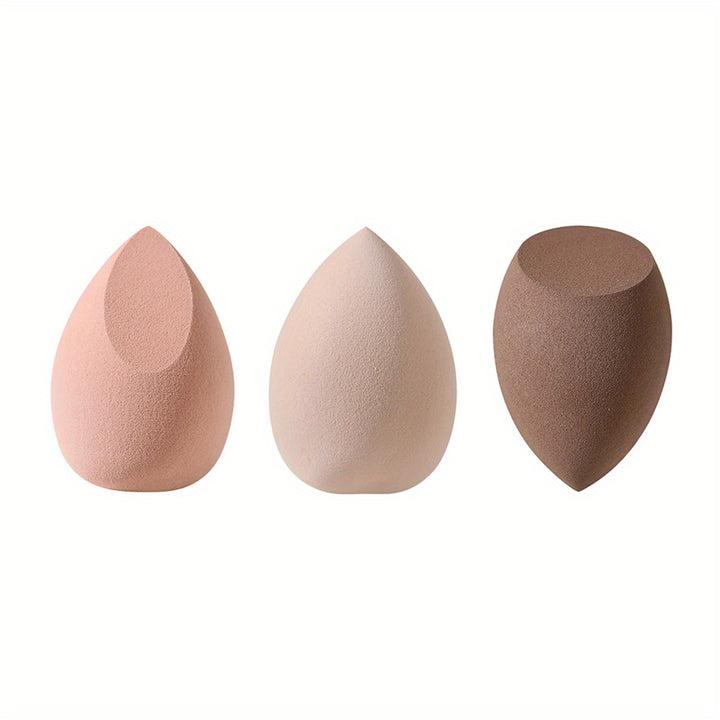 3 PCS Makeup Sponge Set Professional Beauty Sponge Blender Makeup Foundation Blending Cosmetic Makeup Puff For Powder Cream