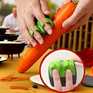 1pc Effortlessly Peel Fruits And Vegetables With Our Stainless Steel Handheld Peeler - Perfect Kitchen Accessory For Quick Meal Prep