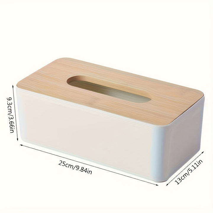 1pc Multifunctional Desktop Storage Box, Tissue Box, Drawer Paper Box, Remote Control Sundries Storage Rack Desk Storage Organization