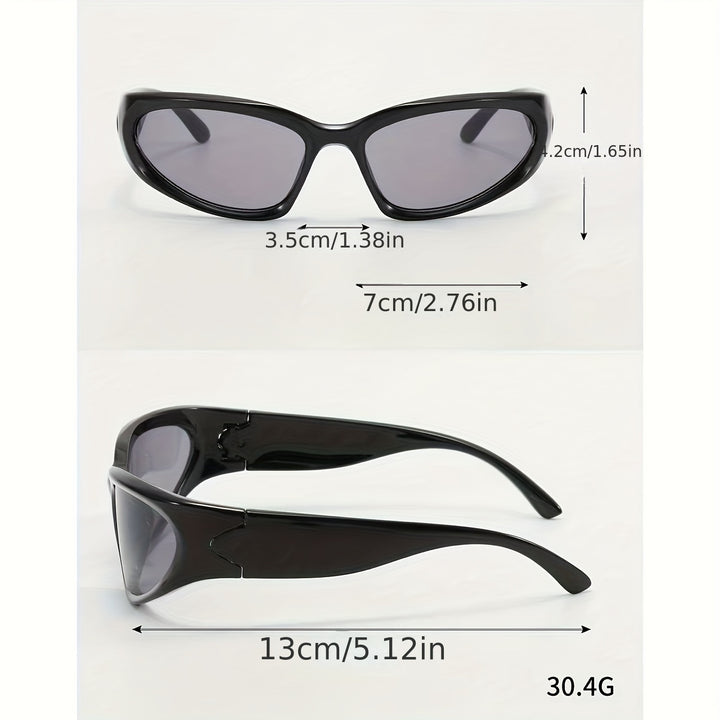 Y2K Style Men's Glasses: Daily Wear PC Frame with Decorative Lenses